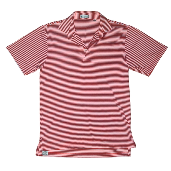 Peter Millar Other - Vintage Peter Millar Striped Golf Polo Athletic Stretch Shirt Red Mens Small